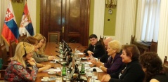 11. јун 2015. Чланови Одбора за спољне послове у разговору са делегацијом Парламента Словачке